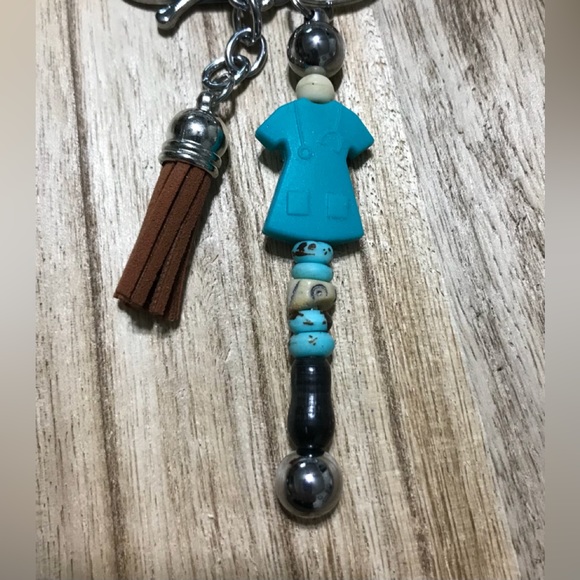 Beadable Keychain - Scrubs - Picture 3 of 4